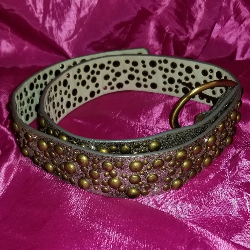 Studded Leather Belt - Picture 4 of 5